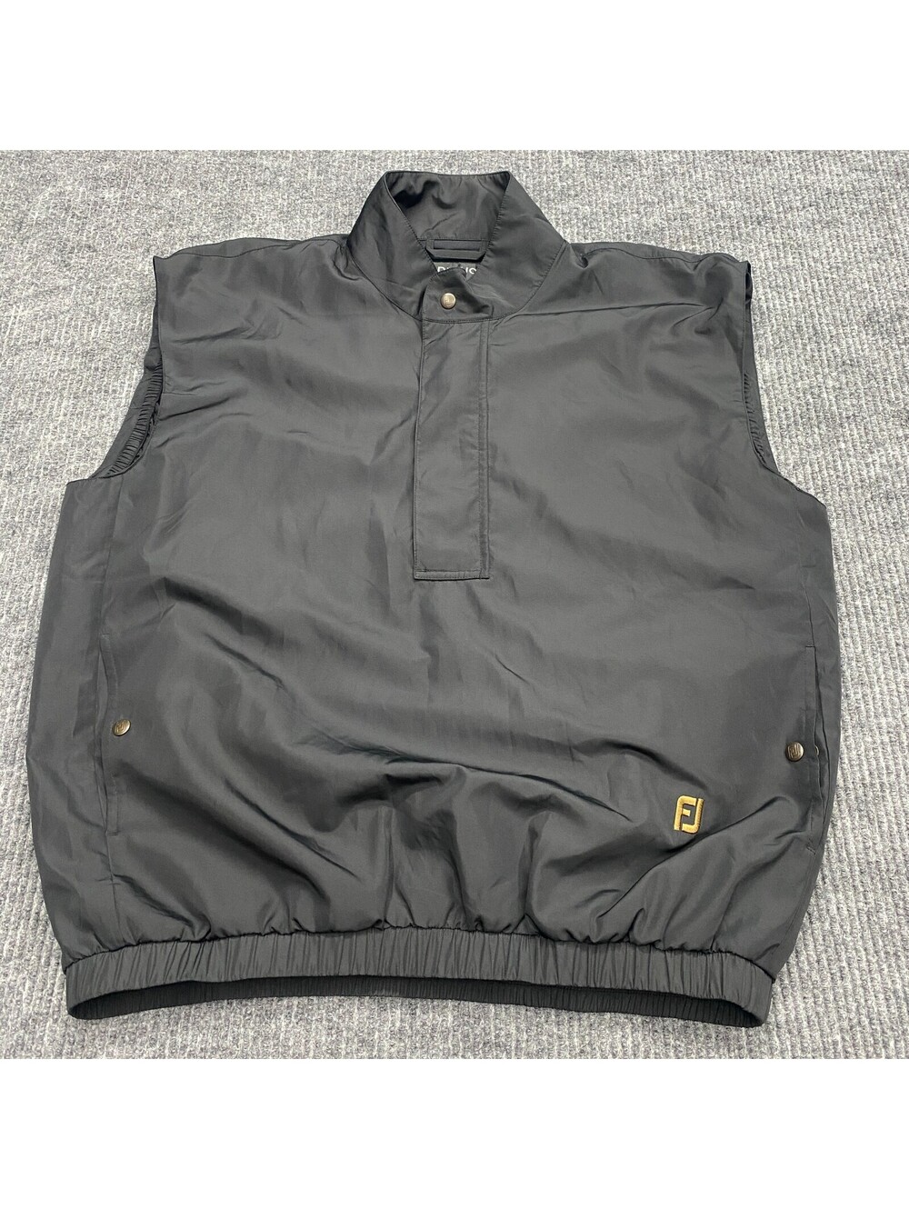 DryJoys by FootJoy Vest Men's M Black Golf Sleeveless Jacket Outdoor Gorpcore FJ